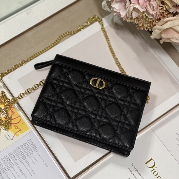 위핑,디올 DIOR 카로 슬림 체인 파우치 4칼라 S5106UWHC M900