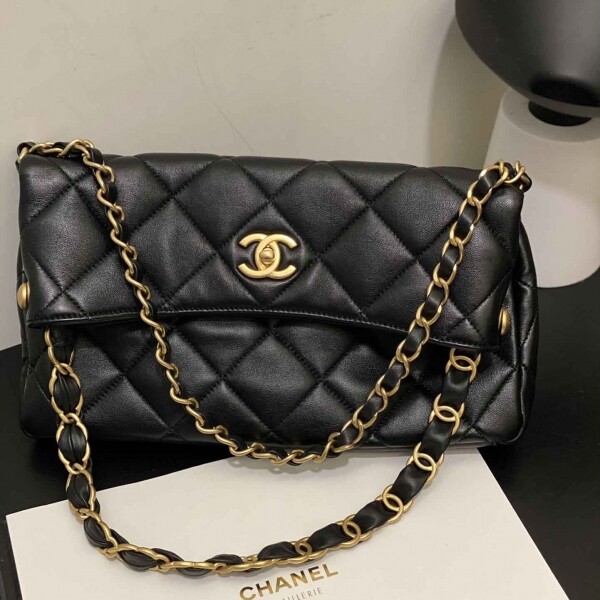 위핑,샤넬 24P HOBO 숄더백 금장 2사이즈 AS4754 AS4777