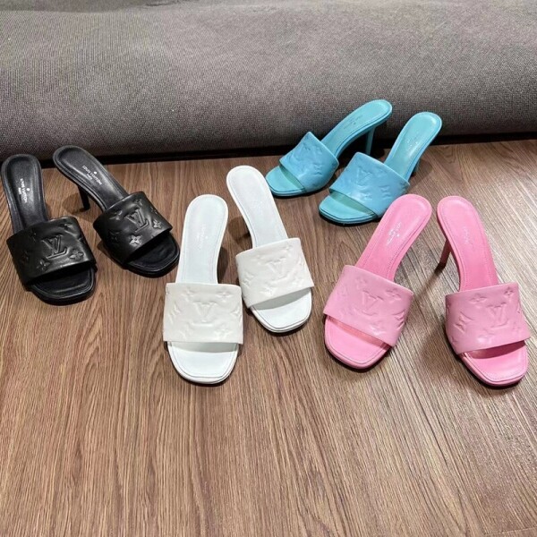 블링크,루이비통 여자 신발 리바이벌 뮬 4칼라 1AAZCS