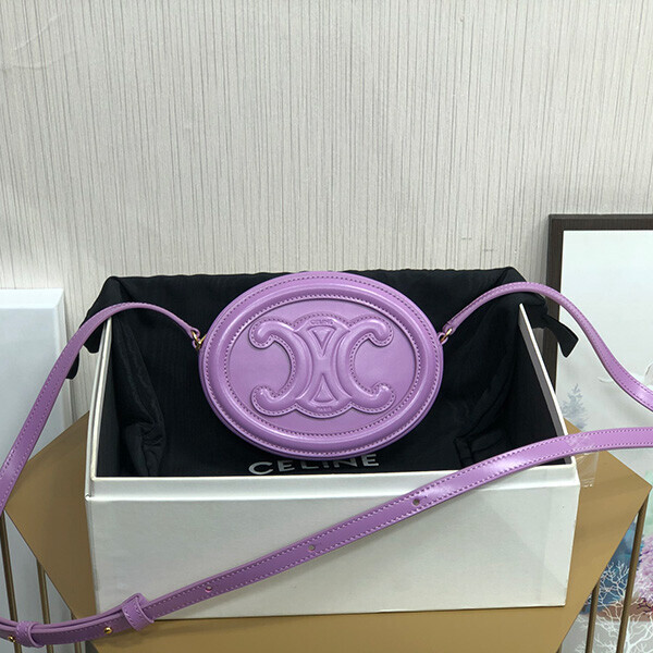 블링크,셀린느 트리오페 오벌 펄스 크로스백 트리옹프 퀴르 크로스바디 미니백 3칼라 10I703DPQ