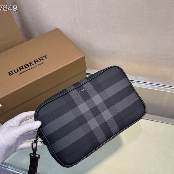 위핑,버버리 남성 체크 파우치 80732791