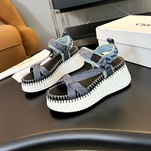 위핑,끌로에 스니커즈 운동화 Nama wedge sandal 3컬러 CHC23A8703345D