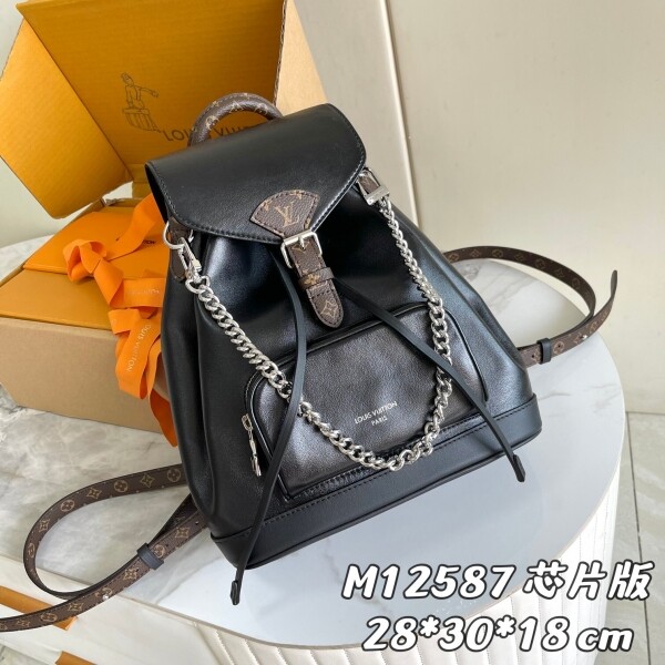 블링크,루이비통 백팩 몽수리 PM LV 바이브 블랙 M12587