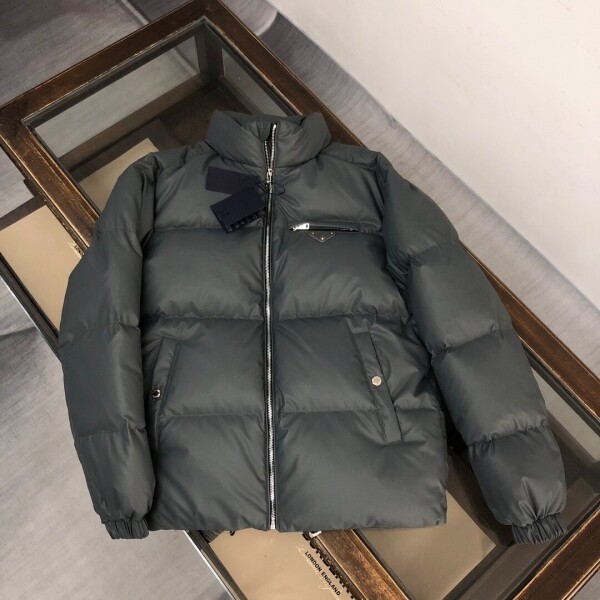 위핑,프라다 삼각로고 양면 리나일론 다운 자켓 23FW SGC045 1WQ8 F0002