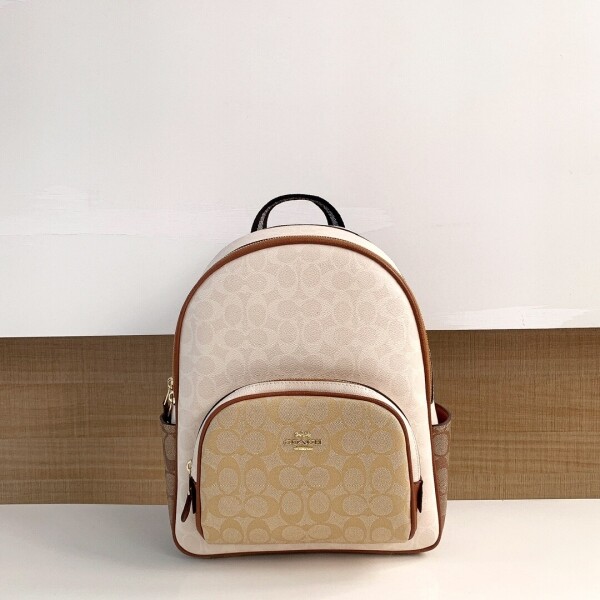 위핑,코치 Coach  OS ST 여자 가방 시그니쳐 캔버스 코트 백팩 CA439