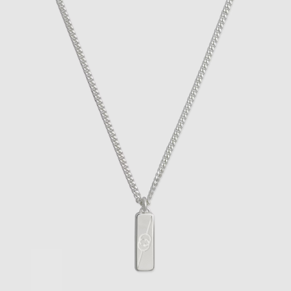 위핑,구찌 GUCCI 인터로킹 목걸이 여자 남자 다이애그널 774055 J8400 8106