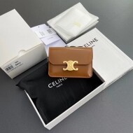 셀린느 celine 트리옹프 플랩 카드 지갑 샤이니 카프스 10I583DPV 38NO 10x7.5x2CM
