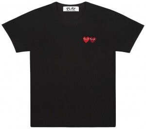 꼼데가르송 Comme des Garcons Play Tee 레드 엠블럼 티 남성 / 여성 CDG