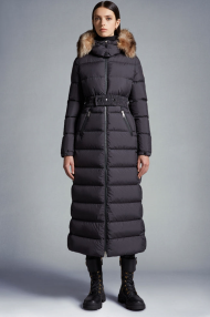 몽클레어 MONCLER 여자 FUDSON 롱 다운 자켓 블랙 I20931C0004354A81999