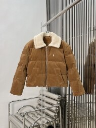 폴로 랄프로렌 Ralph Lauren 램스울 칼라 코듀로이 다운 코트