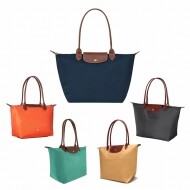 LongChamp 롱샴 르플리아쥬 쇼퍼백 미디움 오리지널 스틸 2605089 2605089P80