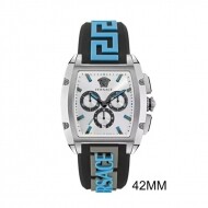 Versace 베르사체 크로노그래프 실버 다이얼 남성 시계 VE6H00123
