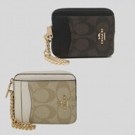 Coach 코치  짚 카드 케이스 4컬러 ZIP CARD CASE C0058