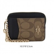 Coach 코치  짚 카드 케이스 4컬러 ZIP CARD CASE C1885