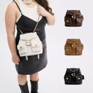 코치 태비 백팩 위드 퀼팅 B4 BK CU076