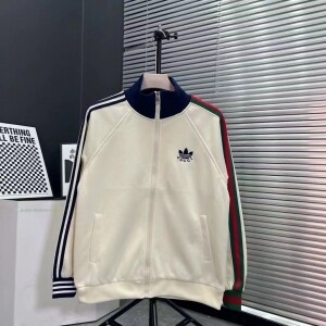 아디다스 Adidas X 구찌 레트로 패치워크 대비 컬러 스포츠 스웨트셔츠