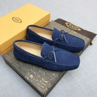 토즈 TODS 남성 콩화꽃 소사피구리 원판 파란색