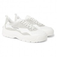 발렌티노 반시 검보이 스니커즈 화이트 스웨이드