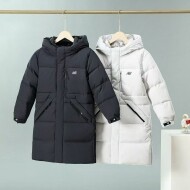 뉴발란스 제로 키즈 구스다운 롱 점퍼 패딩