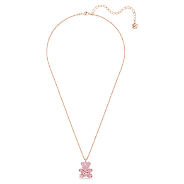위핑,스와로브스키 Teddy Heart 로즈골드 목걸이 5642976