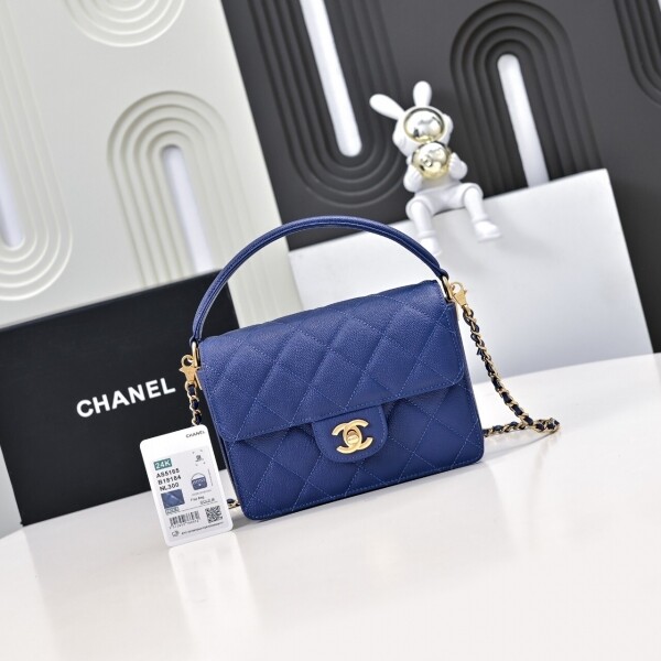 위핑,샤넬 CHANEL 핸들 장식의 미니 플랩 백  4컬러 AS5165
