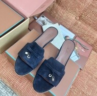 로로 피아나 섬머 챰스 임벨리쉬드 스웨이드 뮬 6컬러 FAI5579W000
