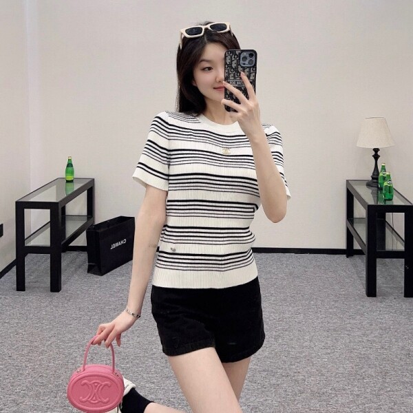 위핑,샤넬 고품질 여성 반팔티 2칼라 06