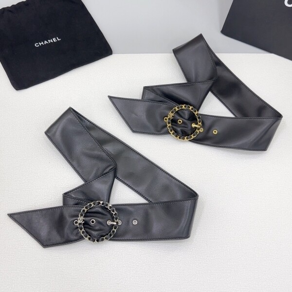 위핑,샤넬 벨트 Lambskin, Calfskin & Metal 5.0CM 2컬러 AAB043