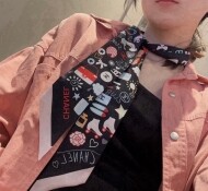 샤넬 고품질 스카프 방도 2칼라 16