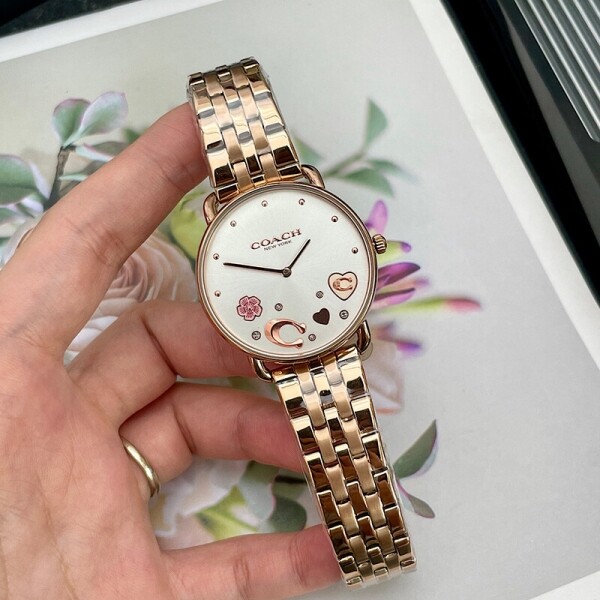 블링크,코치 워치 엘리엇 여성 핑크골드 36mm 14504285