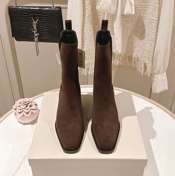 블링크,브루넬로 쿠치넬리  첼시 부츠 스웨이드 앵클 5CM 부츠 MZSFC3080C7