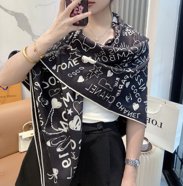 블링크,샤넬 고품질 스카프 머플러 2칼라 64