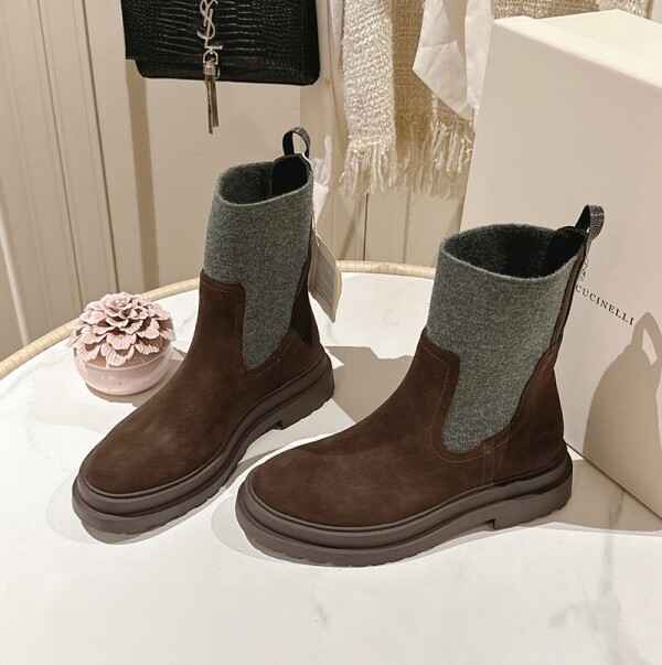 블링크,25FW 브루넬로 쿠치넬리 부츠 MZSFG3034C7284