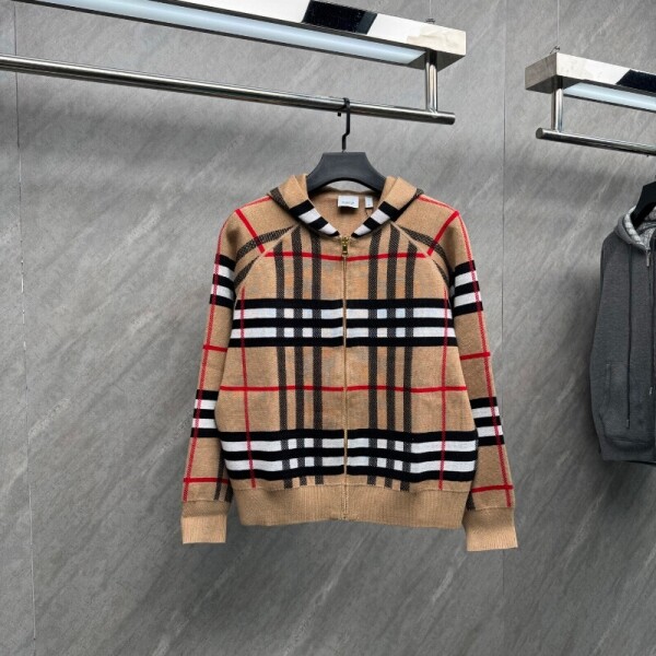 위핑,버버리 남성 체크 코튼 후디 80726621 F