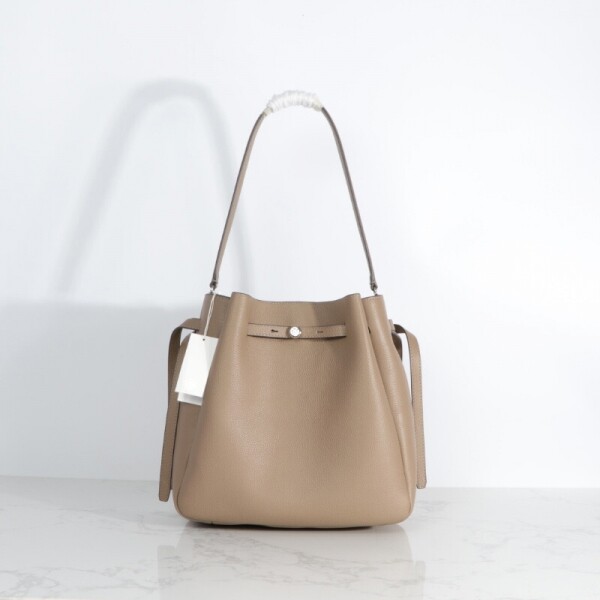 위핑,토리버치 로미 골드 메탈 버킷백 숄더백 연그레이 179986