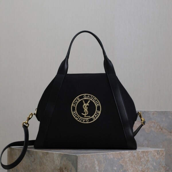 블링크,생로랑 캔버스 리브 고쉬 볼링 토트백 774048FAC3I1075
