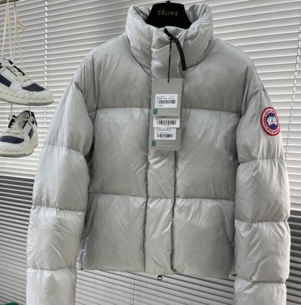 블링크,캐나다구스 사이프레스 크롭 패딩 재킷 실버 2256W C