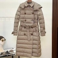 버버리 달머튼 벨트 다운 롱패딩 2컬러 80613691