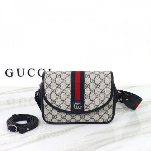 블링크,구찌 오피디아 스몰 숄더 백팩 네이비 722117