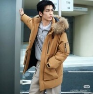 MLB  고프코어 아웃포켓 FUR 미드 구스 패딩 남여공용 3ADJB1346  F