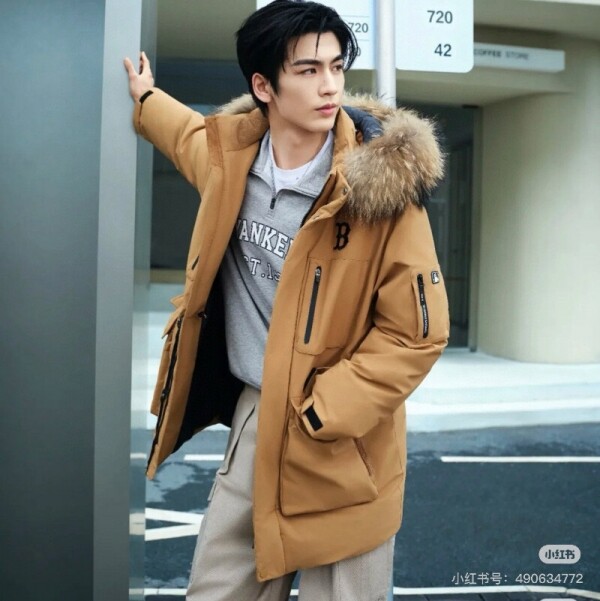 블링크,MLB  고프코어 아웃포켓 FUR 미드 구스 패딩 남여공용 3ADJB1346  F