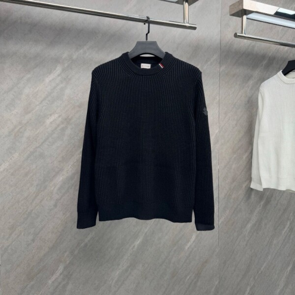 블링크,몽클레어 면 남여공용 니트 블랙 K20919C00011M1367031  F