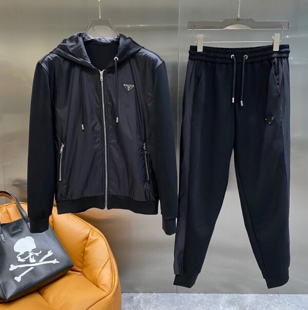 위핑,프라다 고품질 남성 자켓  상하 세트 35 C