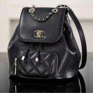 샤넬 25FW 25B 백팩  체인 백팩 스몰 블랙 캐비어 AS3530
