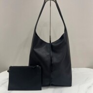 더로우 빈들 가죽 백 블랙 W1873L72BAS