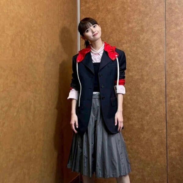 블링크,미우미우 더블 브레스티드 모헤어 테크니컬 폰지 자켓 MH1999  Y