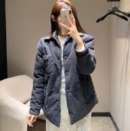 미우미우 코듀로이 나파 가죽 재킷 ML1322