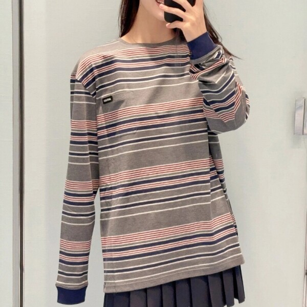 블링크,미우미우 스트라이프 저지 여성  티셔츠 MJLA18  Y