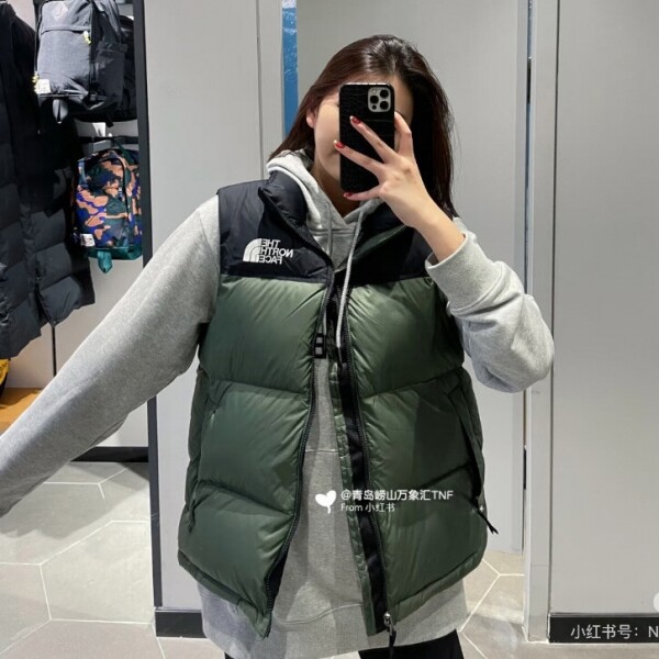 블링크,노스페이스 다운 조끼 남여공용 그린 NF0A7WPA  F