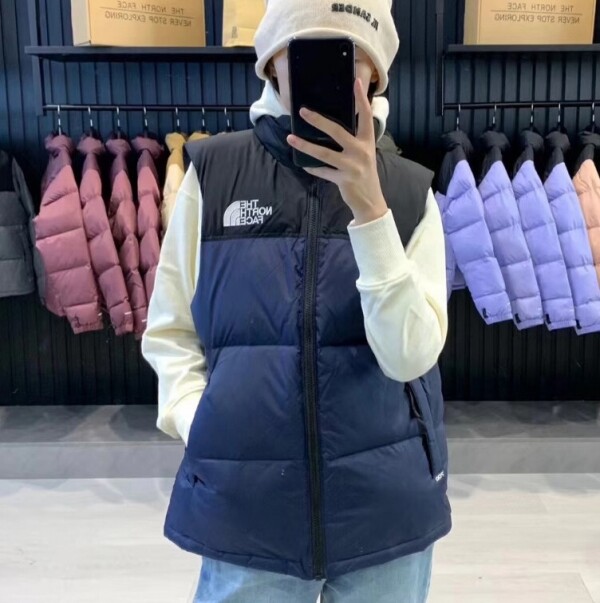 블링크,노스페이스 다운 조끼 남여공용 블루 NF0A7WPA  F
